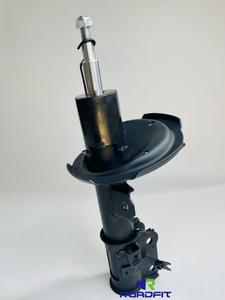 steerable front gas-filled shock absorber